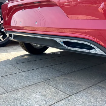 1 Komplekt Tagumine Kaitseraud Difuusor, Lip Spoiler Õhu väljalaskeava Heitgaasi Riba Katab Sisekujundus Jaoks Volkswagen VW Polo MK6 Polo Pluss 2018 19 +
