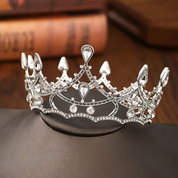 FORSEVEN Lihtne Särav Kristall Royal Princess Diadem Tiaras ja Kroonid Pruut Noiva Pulmad Juuksed Ehted Peapaelad Juuksed Ansamblid