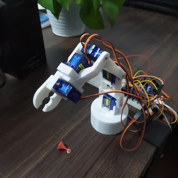 Robot arm 6 telg komplekt Robot akrüül mehaaniline käsi manipulaatori küünis micro servo SG90 arduino arengu õppija DIY osad