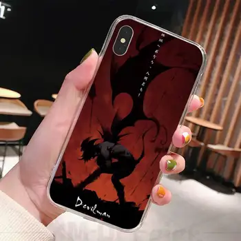 Devilman Crybaby Telefoni Juhul Läbipaistvad Iphone 11 12 Pro Max Xr X Mini 7 8 PLUS Coque Kate