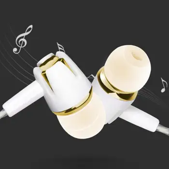 Juhtmega Kõrvaklapid Galvaanilise Bass Stereo In-ear Kõrvaklapid Koos Mikrofoniga Hansfree Kõne Telefoni Kõrvaklapid Android ja IOS
