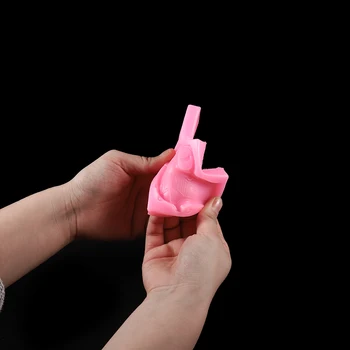 Relva Kujuga Silikoonist Hallituse 3D Pistool Speelgoed Chocolade Gebak Biskviit Epoxyhars Hallituse Diy Keuken Bakken Sieraden Riidepuu Maken