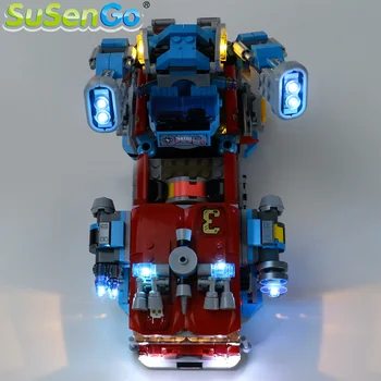 SuSenGo LED Light Kit For 70436 Phantom Tulekahju Veoauto 3000, (Mudelit Ei Kuulu komplekti)