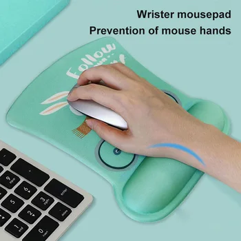 Mehaaniline Klaviatuur Käte Hooldamise Toetuse Randme Hooldus Comfort Mouse Pad Ergonoomiline Mälu Vaht Komplekti Office Arvuti Sülearvuti