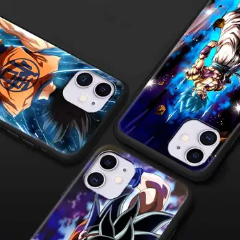 Anime Son Goku Tpü Telefoni Puhul Apple iPhone 7 11 12 Pro XR X 6 6S XS Max 5 5S 8 Plus SEF Pehme Coque Liikuv Kaas