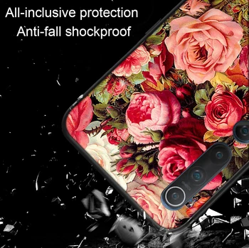Värv Rose Lille Puhul Xiaomi Redmi Tähele, 8T 9 8 7 Pro 9A 8A 7A MI Lisa 10 9 9T Pro SE A2 A3 Lite 6X F1 Pehme TPU Telefon Fundas