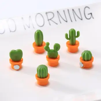 6tk Kodu Kaunistamiseks Magnet Külmik Kleebi Märkmete Cactus Külmkapp Magnet Kogumise Cactus Külmkapp Magnet Sõnum Postitus