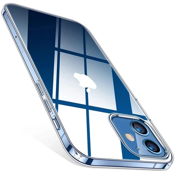 Ultra Õhuke Selge Case For iPhone 11 12 Pro Max XS Max XR X Pehme TPU Silikoonist iPhone 6 7 8 Plus 12 Mini tagakaas Telefoni puhul