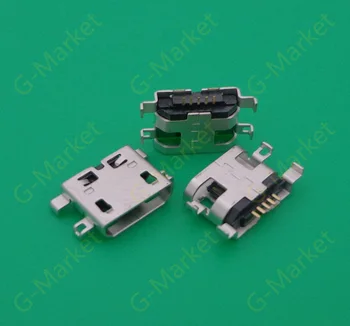 10tk Micro-USB-Liides Laadija Pistikupesa Laadimine Sadamas socket pistik asendaja UMI UIMI X2 Elephone P8000 Kõrge Kvaliteediga