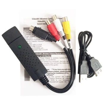 1set USB 2.0 HDMI to RCA usb adapter converter Audio-Video, PC Kaablid TV DVD VHS pildista seade pk