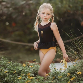 Baby Girl Suvel Ujumistrikoo Anna Elsa Lumi Valged Bikiinid, Beachwear Laste Supelrõivad 0-10 Aastat