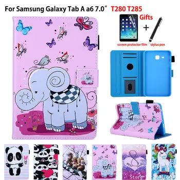 SM-T280 Cartoon Case For Samsung Galaxy Tab a6 7.0 2016 T280 T285 SM-T285 7.0
