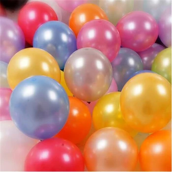 100tk/50tk/set sünnipäeva 2021 õhupallid Lateks õhupallid, Kuld, punane, roosa Kollane Pulmapidu õhupalli lapsed mänguasjad Pearl õhu kolbides