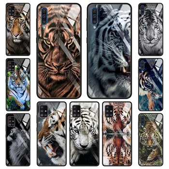 Lõvi Tiger Loomade Klaasi Puhul Samsung Galaxy A51 A71 A50 A70 Capas A31 A21s A30 A91 A41 M31 A40 A32 Karastatud Kate