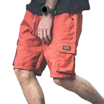 Püksid Õhukese Multi-tasku Tahked Värvi Pingutusnöör Cargo Püksid Igapäevaseks Kanda