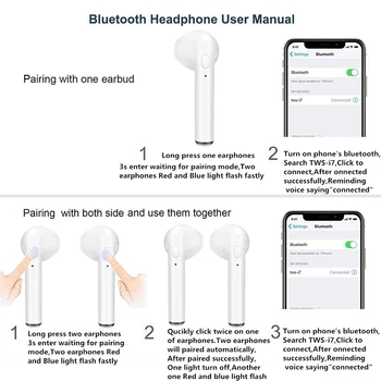 I7s TWS Traadita Kõrvaklappide 5.0 Bluetooth Kõrvaklapid Sport Earbuds Headset Koos Mic Laadimise Kasti iPhone FORXiaomi&Kõik Telefonid