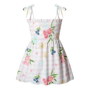 HH Tüdrukud Dress 2021 Summer Baby Girl Trükitud Päevalille Kleidid Vabaaja Lapsed, Riided, Laste Riided Tüdrukute Kleidid Teismelistele
