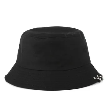 Ringi Harajuku Kopp Müts Mehed Naised K Pop Bob Väljas Rannas Päikese Käes Müts Must Valge Panama Kalapüük Kaluri Suvel Päike Müts Casquette