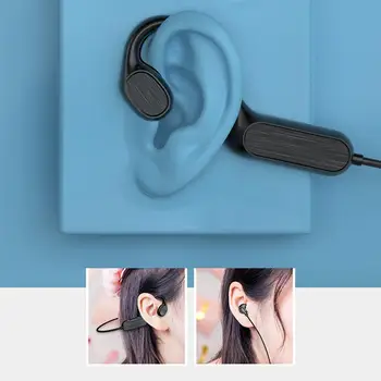 Luu Juhtivus Peakomplekt TWS Traadita Bluetooth-5.0 Ole In-Ear Stereo Muusika Earbuds Bendable Sport Veekindlad Kõrvaklapid koos Mikrofoniga