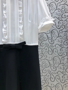 Elegantne Tööd Kleit 2021 Suvel Äri Inspireeritud Naiste Kristall Profileerimine Õie Deco Lühikesed Varrukad-Line Color Block Mini Kleit