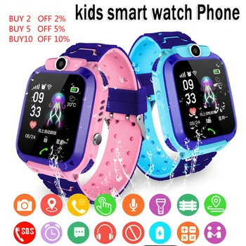 2020 Laste kõne Smart Watch Lapsed SOS Telefon Kellad Smartwatch kasutada Sim-Kaardi Foto Veekindel IP67 Lapsed Vaata Kingitus poisid tüdrukud