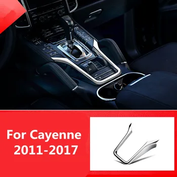ABS Car Center Console Käik Paneel Vormimise jaoks Sisekujundus Porsche Cayenne 2011 2012 2013 2016 2017 Stiil Tarvikud