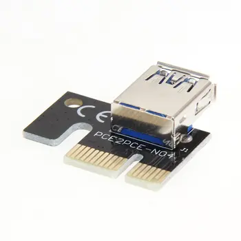 Mini USB 3.0 Graafika Kaardi Ärkaja Kaart PCI-E 1X Kuni 16X Kaevandamise Laiendamine Adapter Kaevandamine Extender Kaevandamine Tarvikud Tilk Laevandus