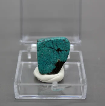Väga haruldane! Looduslik poola Türkiis Mineraal-näidis kivide ja kristallide tervendav kristallid kvartsist suurus kast 3.4 cm