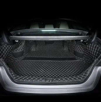 Auto stiil luksus kiudaineid nahk auto pagasiruumi matt Toyota Camry XV70 2019 2020 tarvikud