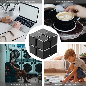 Loominguline Lõpmatu Cube Infinity Magic Cube Stress Relief Cube Klapp Kuupmeetri Puzzle Autism Hariduslik Mänguasi Lapsed Täiskasvanud Kingitused