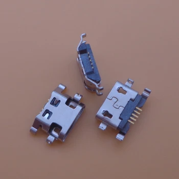 20pcs Mikro Mini USB Pesa 5pin Laadimine Sadamas Socket Connector Huawei Tag-l21 / Samsung j330h