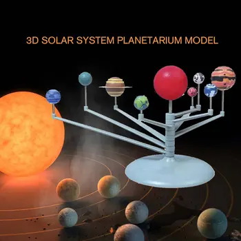DIY Lapsed Kingitus päikesesüsteemi taevakehade Planeetide Planetaarium Mudel, Hoone Kit Astronoomia, Teadus, Haridus Mänguasjad Kuum