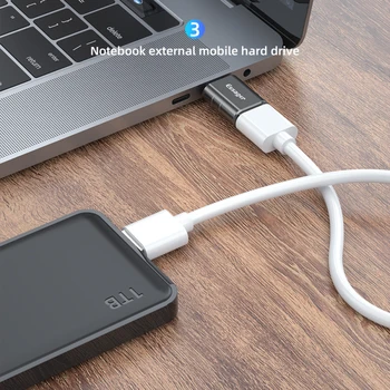 Väga Kiire OTG USB Adapter Naine, Et Type-C-Isane USB 3.0 Adapter Metalli Sulam Sisseehitatud Smart Chip 3A Kiire Huawei Xiaomi