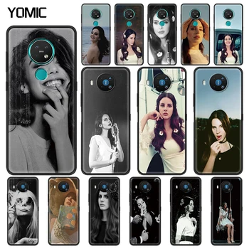 Lana Del Rey Black Case for Nokia 7.2 5.3 1.4 5.4 2.3 3.4 2.4 4.2 3.2 8.3 5G 1.3 2.2 C3 C2 tenen TPÜ Pehme Telefoni Kate