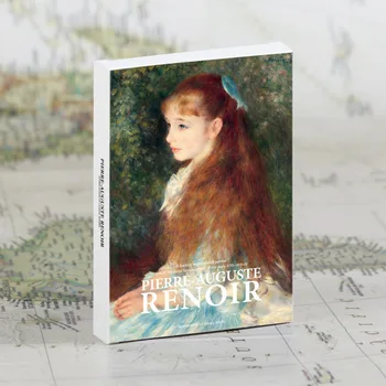 30 Tk/Set Pierre Auguste Renoir Seeria Postkaart INS Stiilis õnnitluskaardid DIY Teataja Teenetemärgi Kirjatarvete