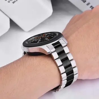 Metallist rihm ühildub Samsung watch 3 46 mm/Aktiivne 2/Huawei vaadata GT GT2/Amazfit GTRI jaoks 22mm 20mm Asendamine metallist rihm