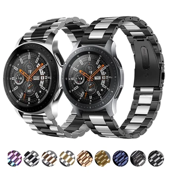 Metallist rihm ühildub Samsung watch 3 46 mm/Aktiivne 2/Huawei vaadata GT GT2/Amazfit GTRI jaoks 22mm 20mm Asendamine metallist rihm
