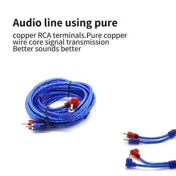 Onever Auto Võimendi Power Cable Audio Kõlari Juhe Komplekt Võimendi Paigaldus Juhtmestik Kehtestatud kaitse Kodu Audio Võimendi