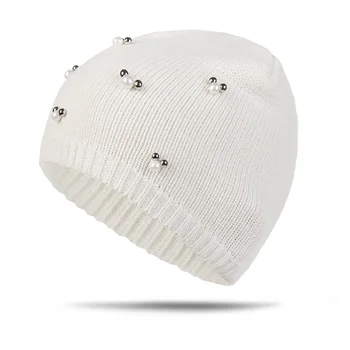 2020. aasta Uus Mood Naiste Talvine Müts Sooja Kududa Mütsid Beanies Skullies Naiste Tüdrukud Pom Pom Kork Rhinestone Teemant
