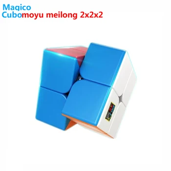 Moyu Meilong 2x2x2 Mini Tasku Magic Cube Kiirus Kuubikud 2x2 Elukutse 50mm Cube Haridus Mänguasjad Kingitus Cubo Magico for Kids Mängu Mänguasja