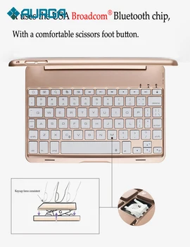 IPad 10.2 klaviatuur Wireless Bluetooth Keyboard Case For iPad 10.2 2019 Tablett Alumiiniumist statiivi Kate Capa Fundas+Pliiats
