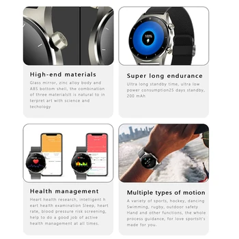 UGUMO Mehed Sport Smart Watch E13 kõned Smartwatch GPS Tugi Pedometer Ring Ekraani Südame Löögisageduse Titness Jälgida Vaata