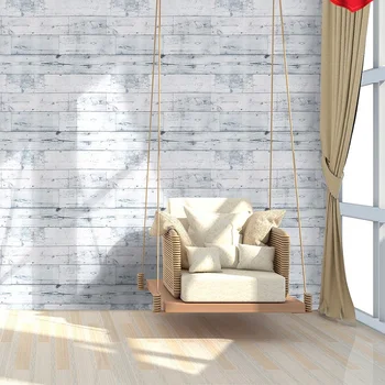 Wokhome Home Decor 3D Vinüül Seina paberid Puidust Plank Kleebis Isekleepuv Tapeet Koorega Ja Kinni Seinad elutuba Magamistuba