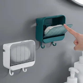 Vannituba organizerbathroom accessoriesNew stiil tasuta perforeeritud soap box vannitoa seinale paigaldatud soap box