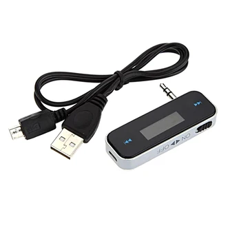 Mini Wireless Saatja 3,5 mm-auto Muusika Heli FM-Saatja iPhone 6S Plus Samsung iPad Auto MP3 Transmitter