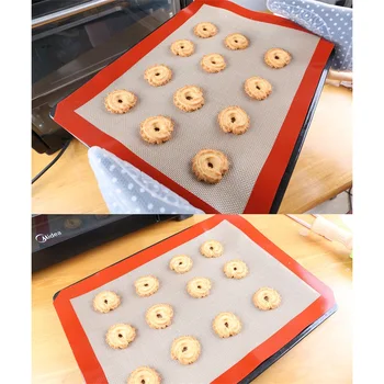 3 Size Toiduvalmistamise Silikoonist Matt Non-Stick Küpsetamine Pad Kook, Küpsis Macaron Õli-Tõend, Küpsetamine Liner Saia Mati Bakeware