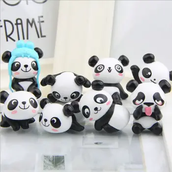2pcs/set Panda Külmkapp Magnet Naljakas Loomade Mänguasi Joonis Külmik Kleebis Sõnum Omanikule Home Decor Juhuslik praktiline