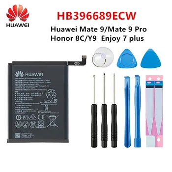 Hua Wei Orginaal HB396689ECW 4000mAh Aku Huawei Mate 9 Mate9 Pro Au 8C Y9 2018 Versioon Nautida 7 plus +Tööriistad