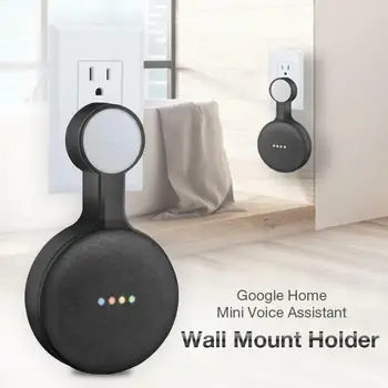 1 Pistikupesa Wall Mount Bracket Riidepuu Bluetooth-ühilduva Traadita Kõneleja Google Home Mini Wall Mount Kõneleja Hääl Assistent