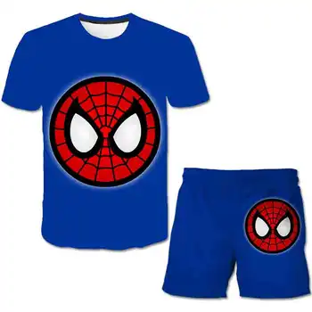 2021 Suvel Marvel - Spiderman Lühi-Ja T-Särk Lapsed Poisid Suvel Lühikesed Tüdrukud Topid Lühikeseks Tees Laste Rõivad Poiss Tüdruk Tshirts